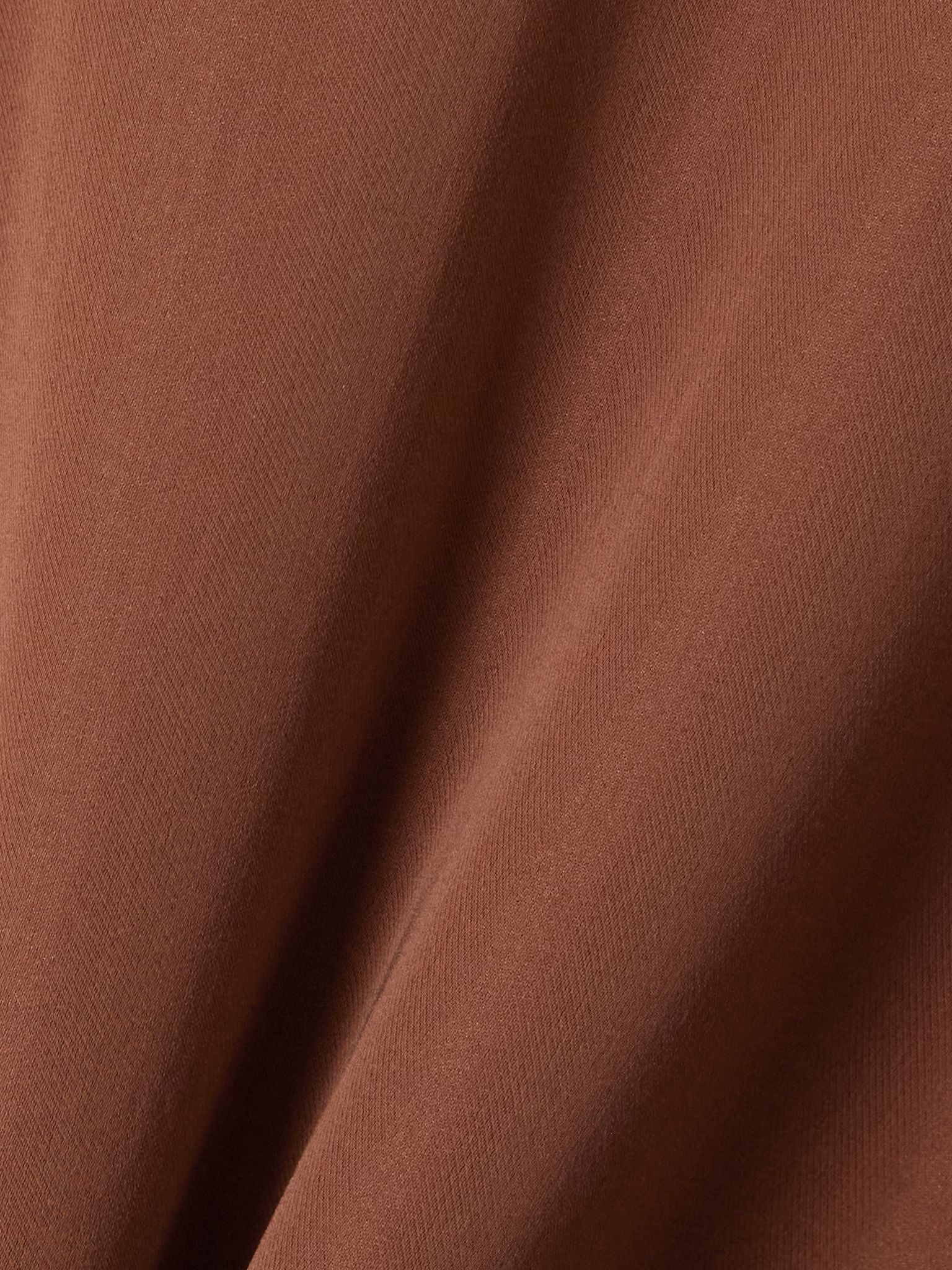 Mara silk-crepe maxi dress Brick - 4