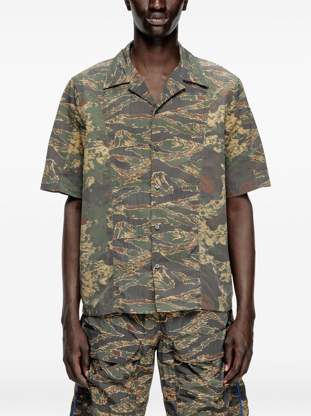 S-Brack-EPBW camouflage-print short-sleeve shirt - 3