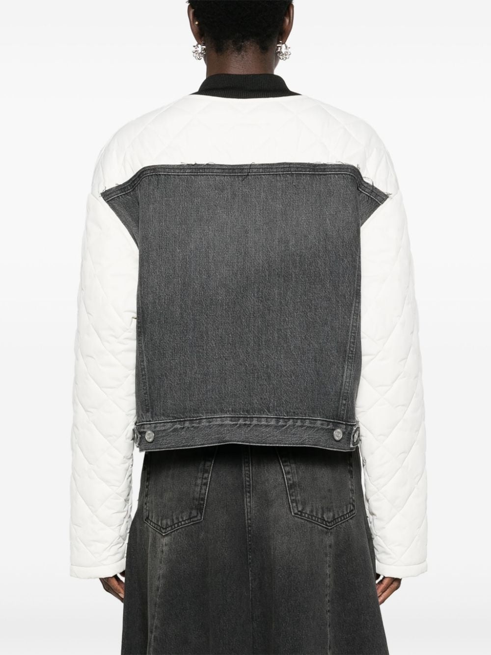 panelled bomber jacket - 4