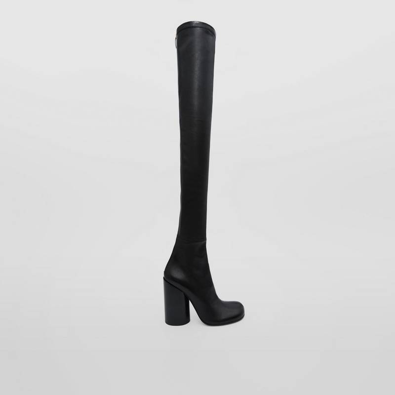 Leather Over-the-knee Sock Boots 6