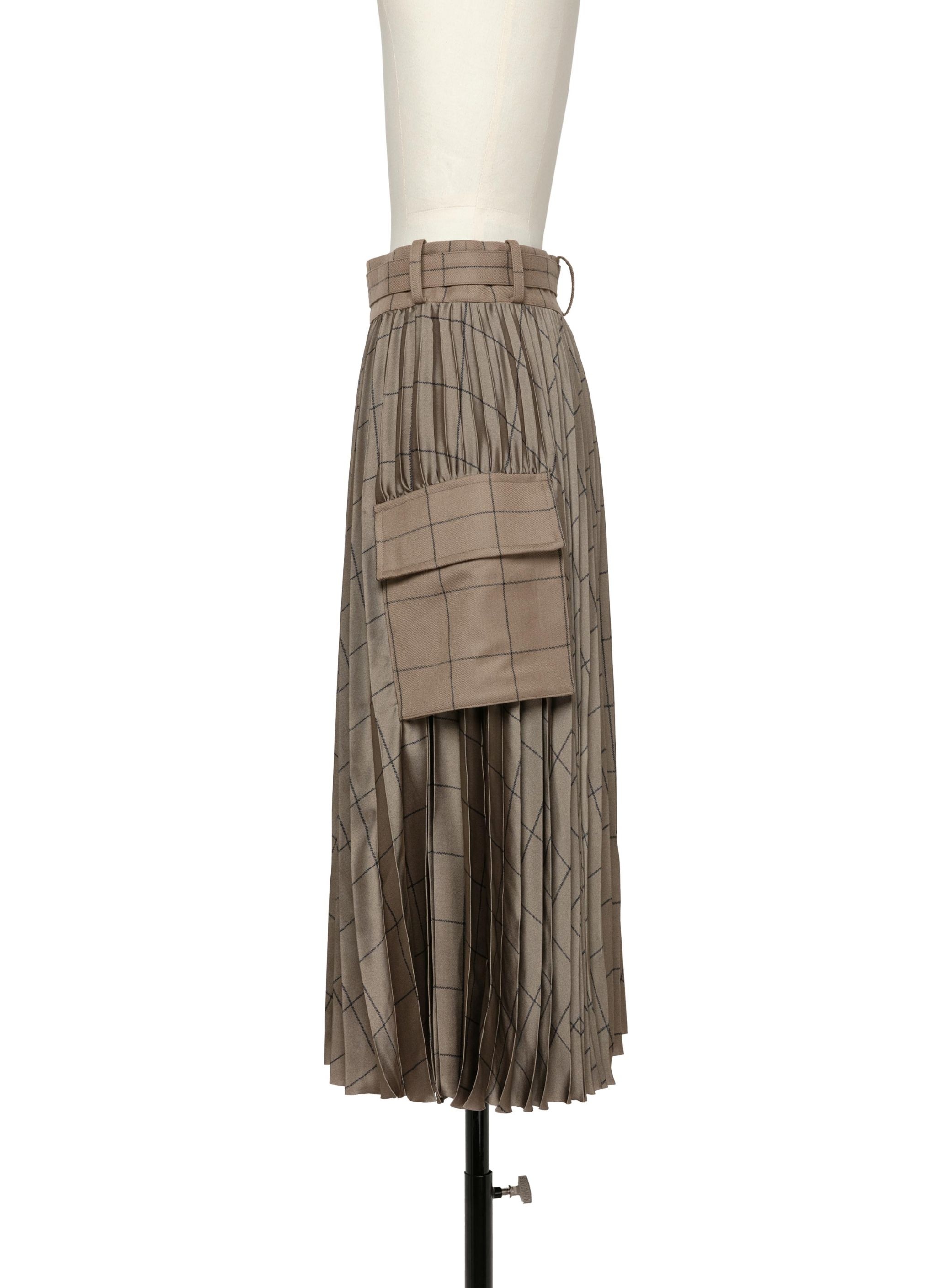 Windowpane Skirt - 2