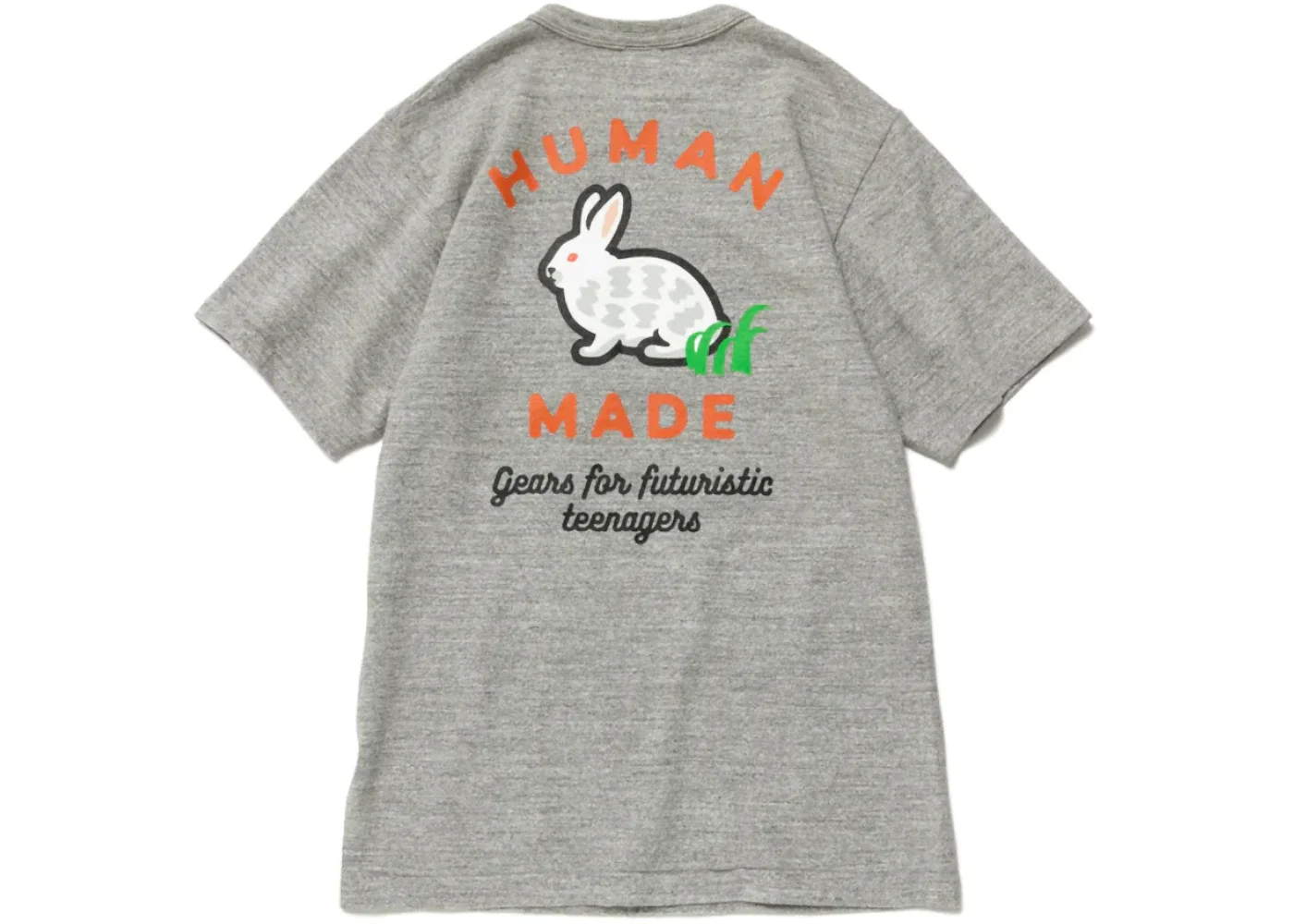Human Made Pocket Rabbit #2 T-Shirt Grey - 1