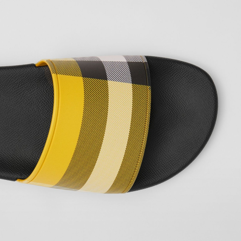 Burberry Check Print Slides outlook