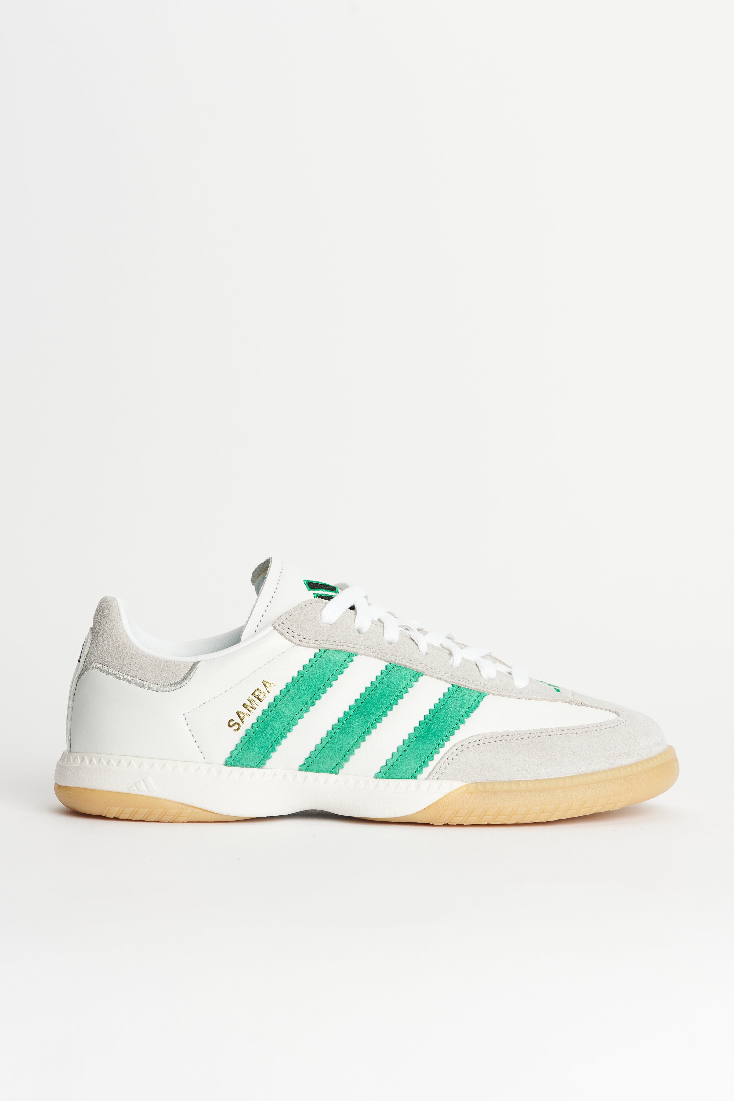 ADIDAS ORIGINALS SAMBA MN FTWR WHITE / GREEN - 1