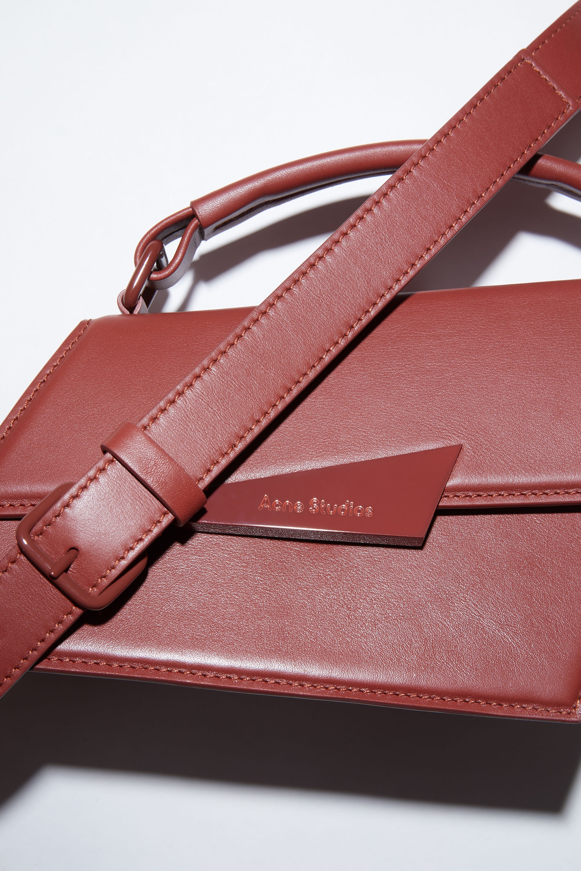Distortion mini bag - Cognac brown - 5