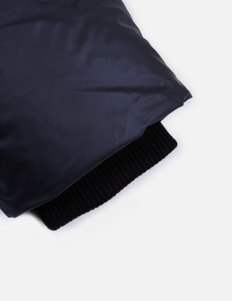 Daicock Print Fabric-mixed Down Jacket 13