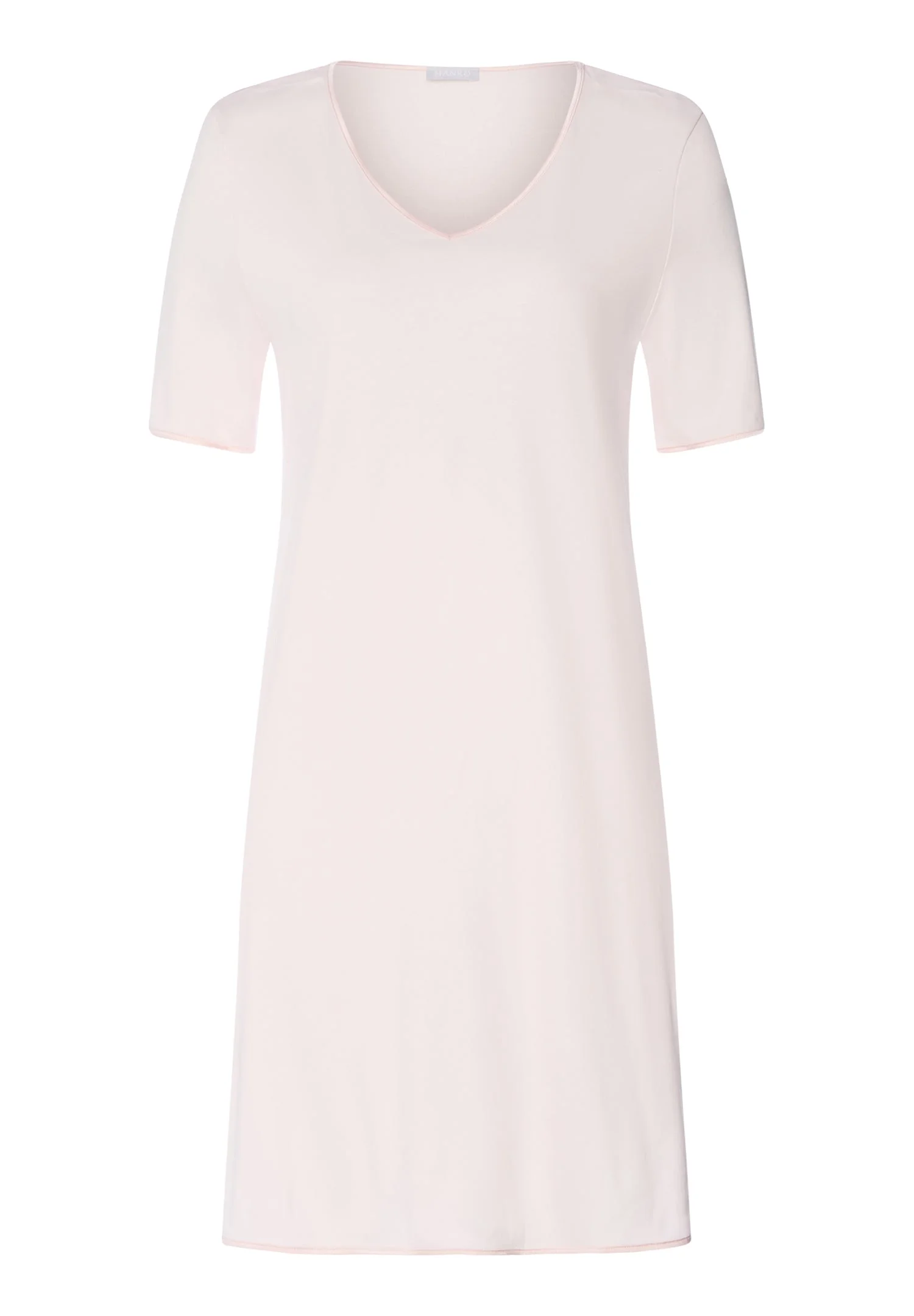 Cotton Silk V-Neck Cotton Nightgown - 1
