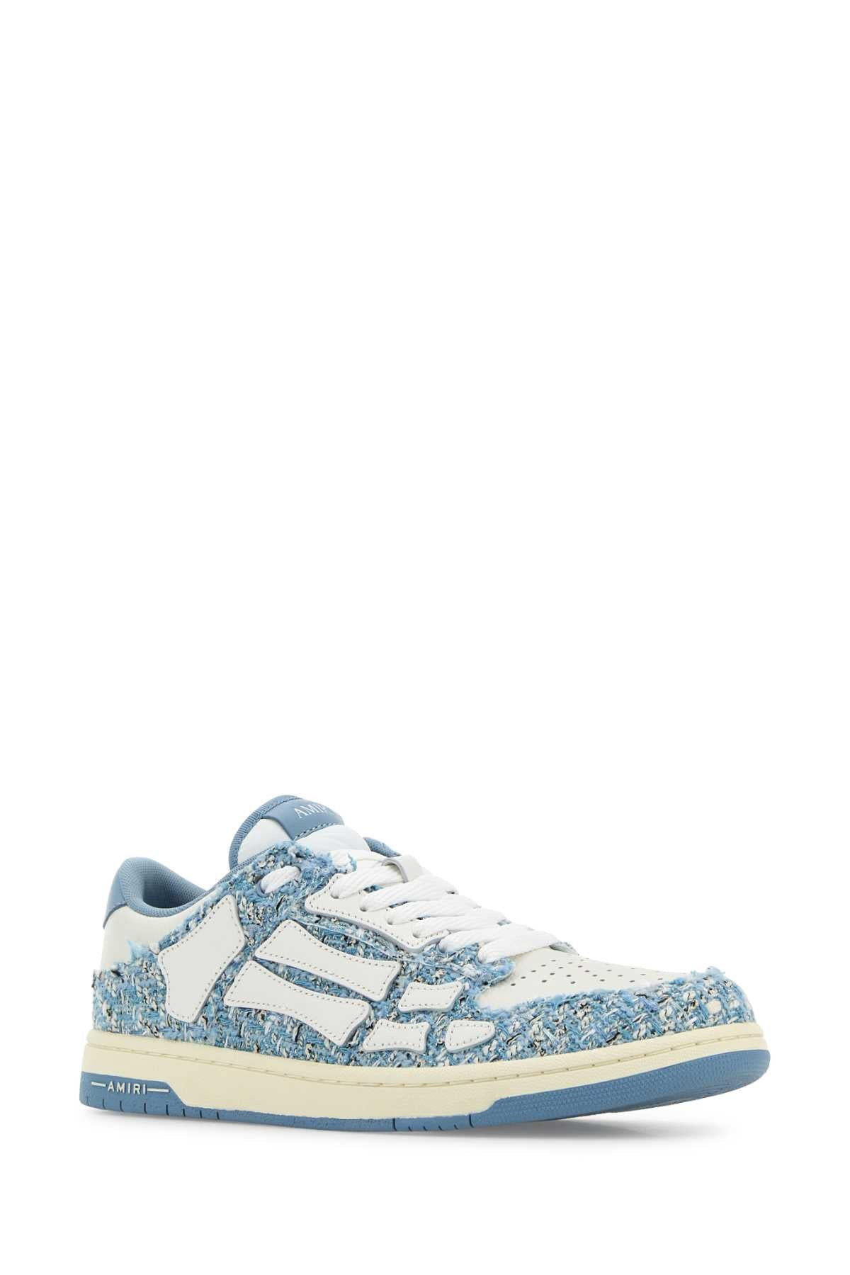 Amiri Men Tow-Tone Boucle Skel Sneakers - 2