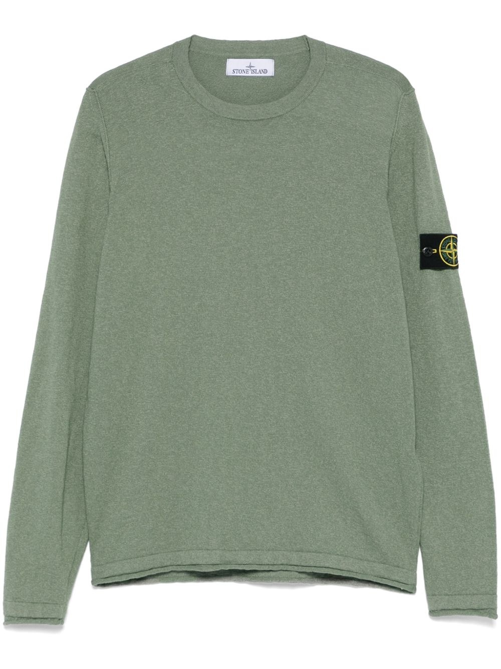 Compass-badge sweater - 1