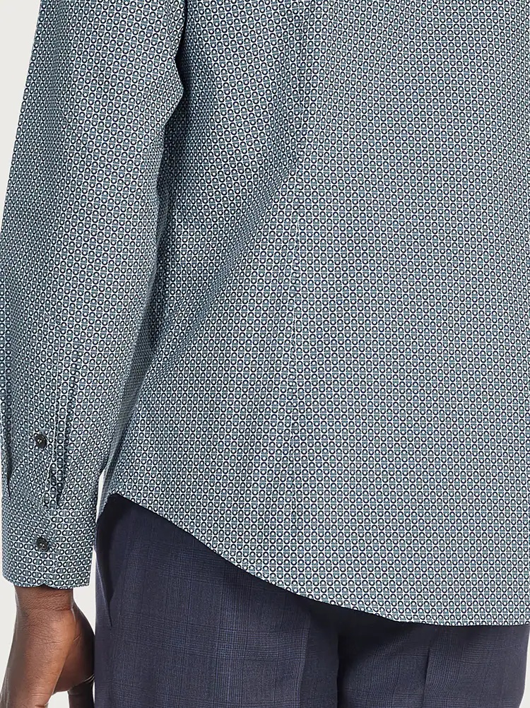 LONG SLEEVED COTTON SHIRT - 5