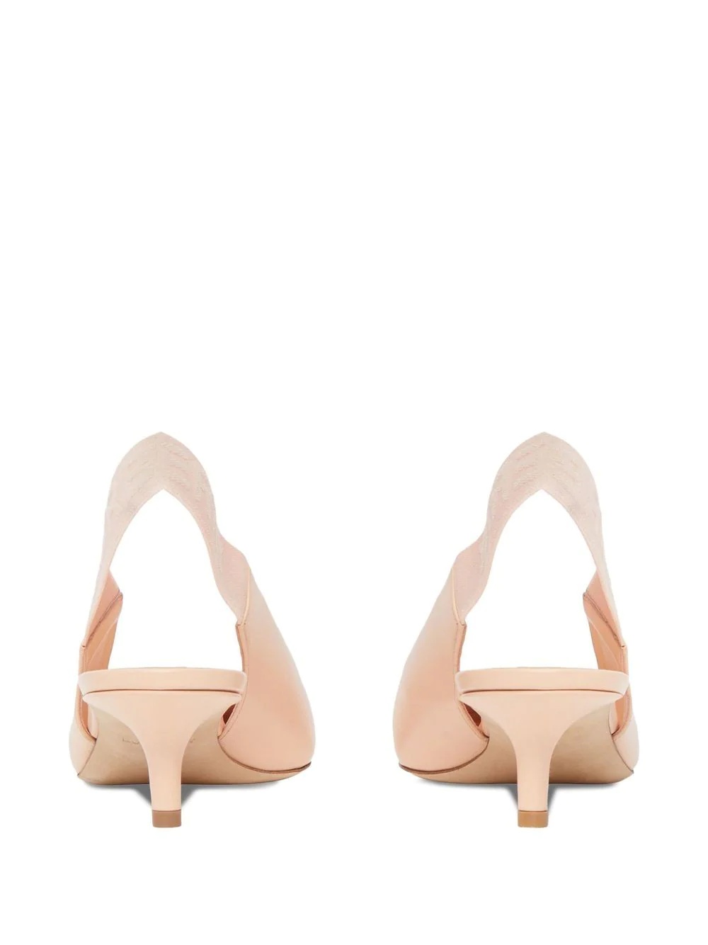 leather slingback pumps - 3