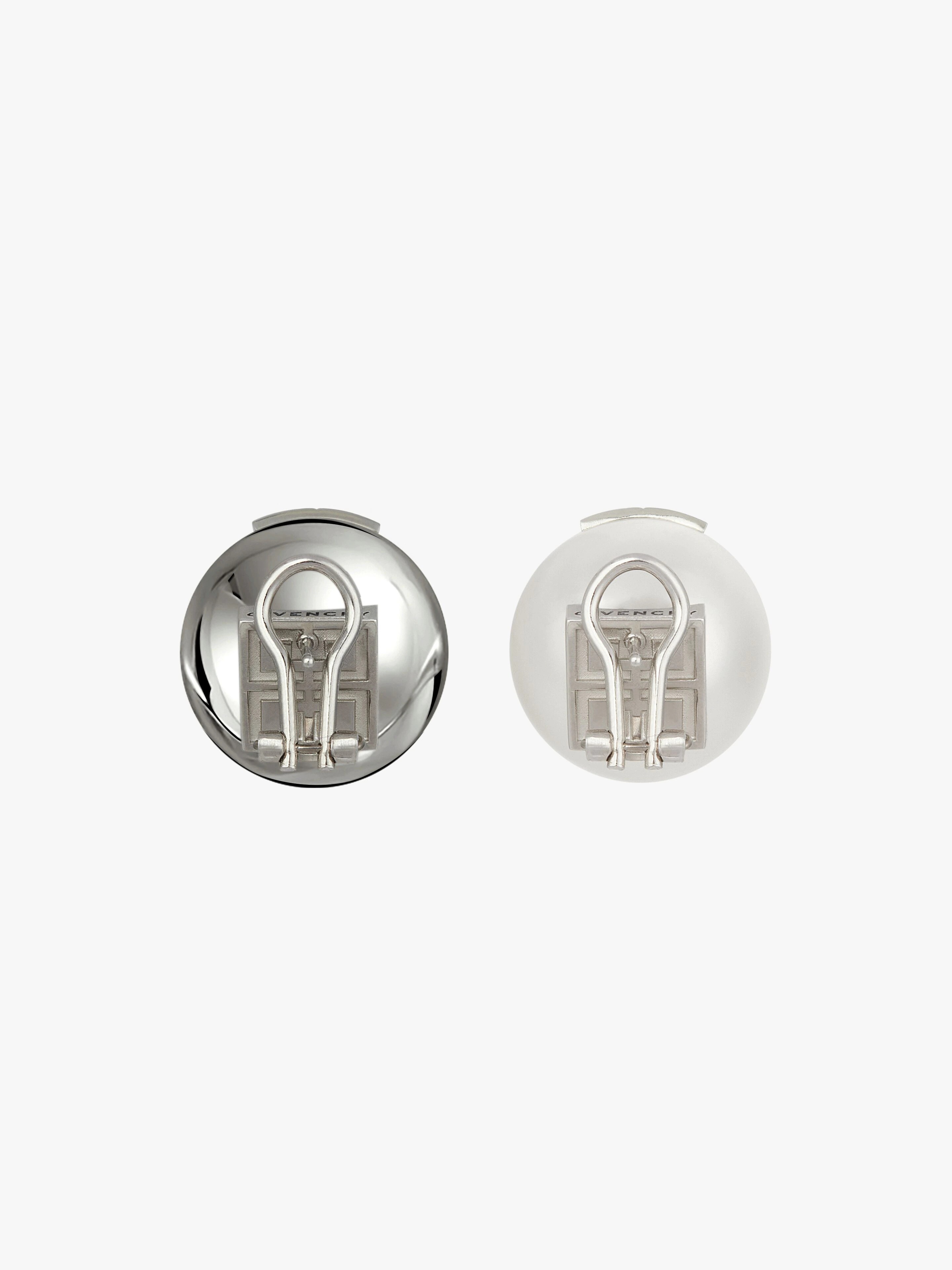 4G PEARL ASYMMETRICAL EARRINGS - 2