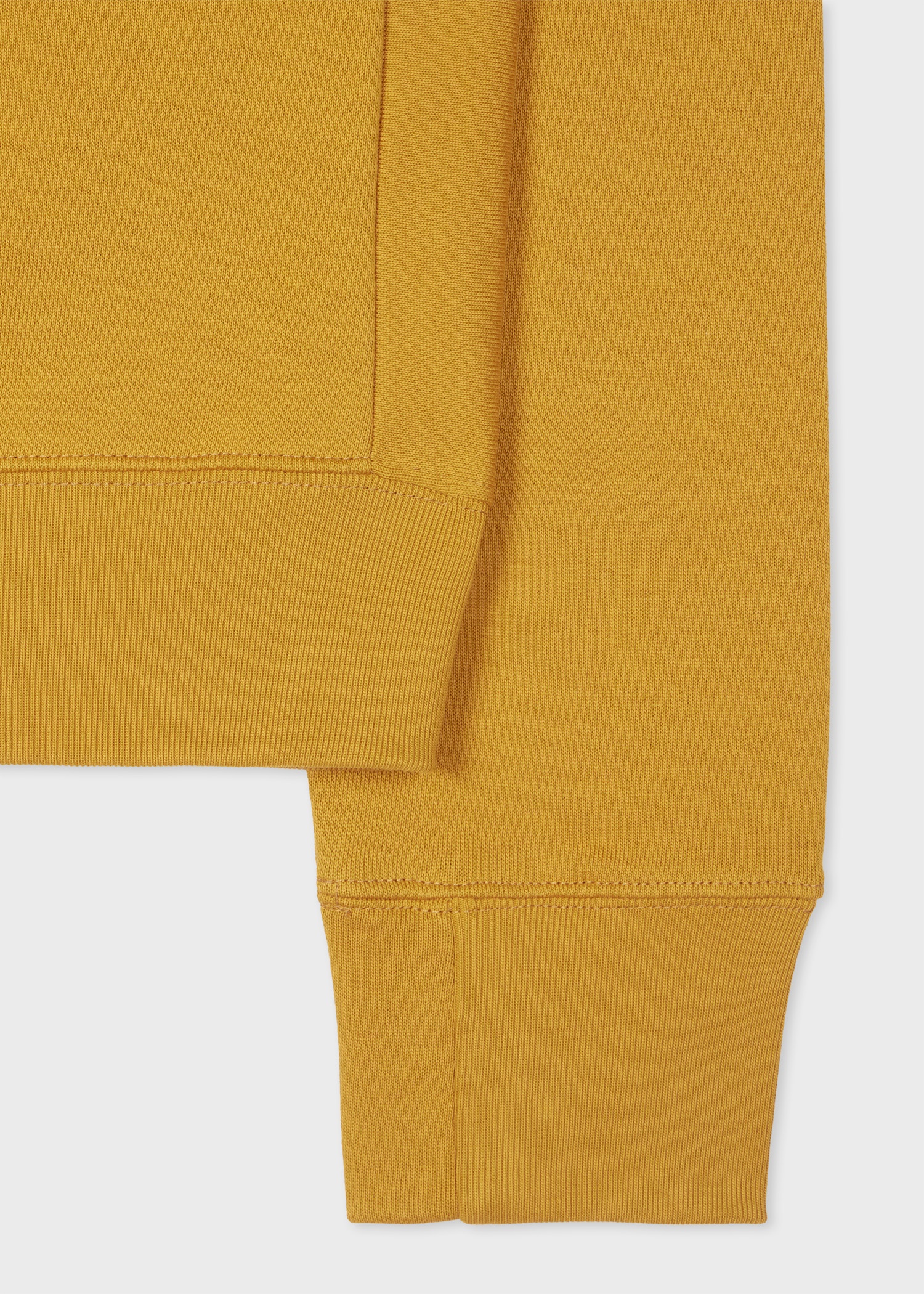 Yellow Ochre Zebra Logo Organic Cotton Sweatshirt - 2