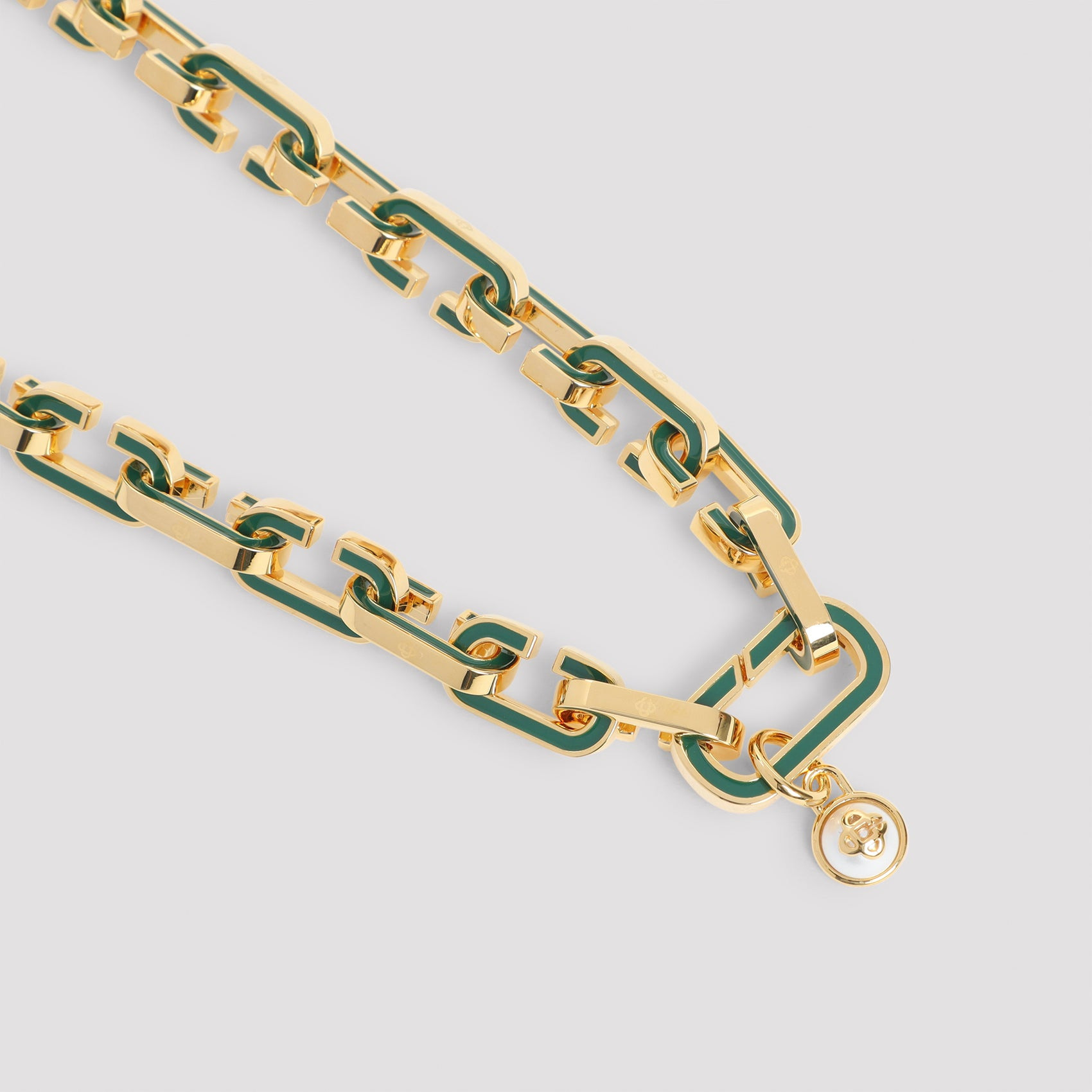 Casablanca Enamel C Link Necklace Men - 2