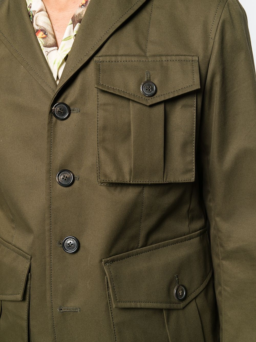 button safari jacket - 5