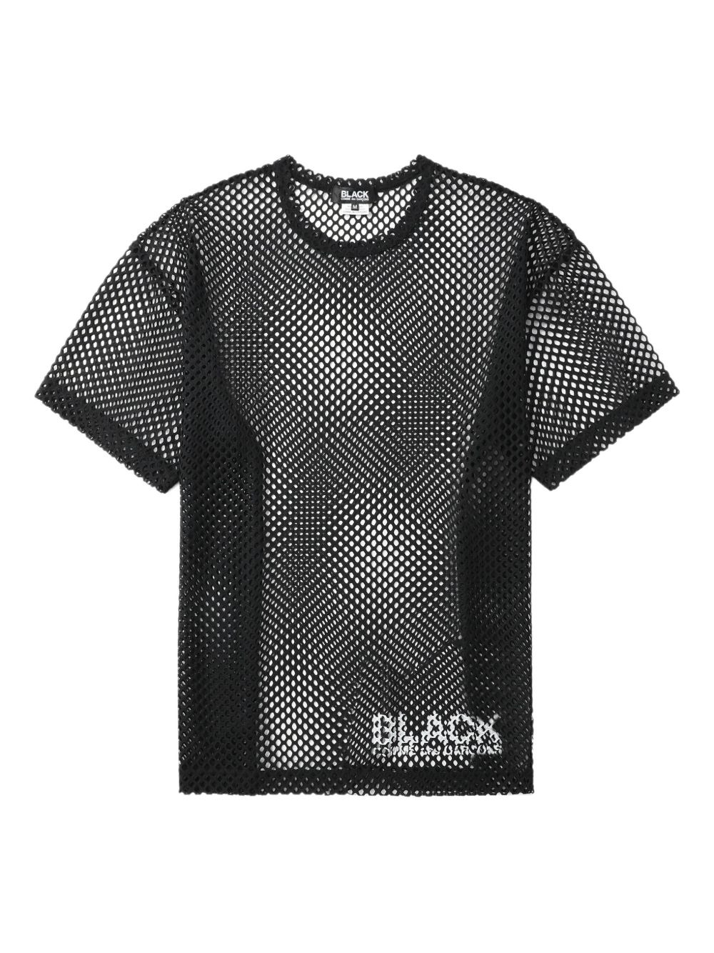 mesh-panel T-shirt - 1