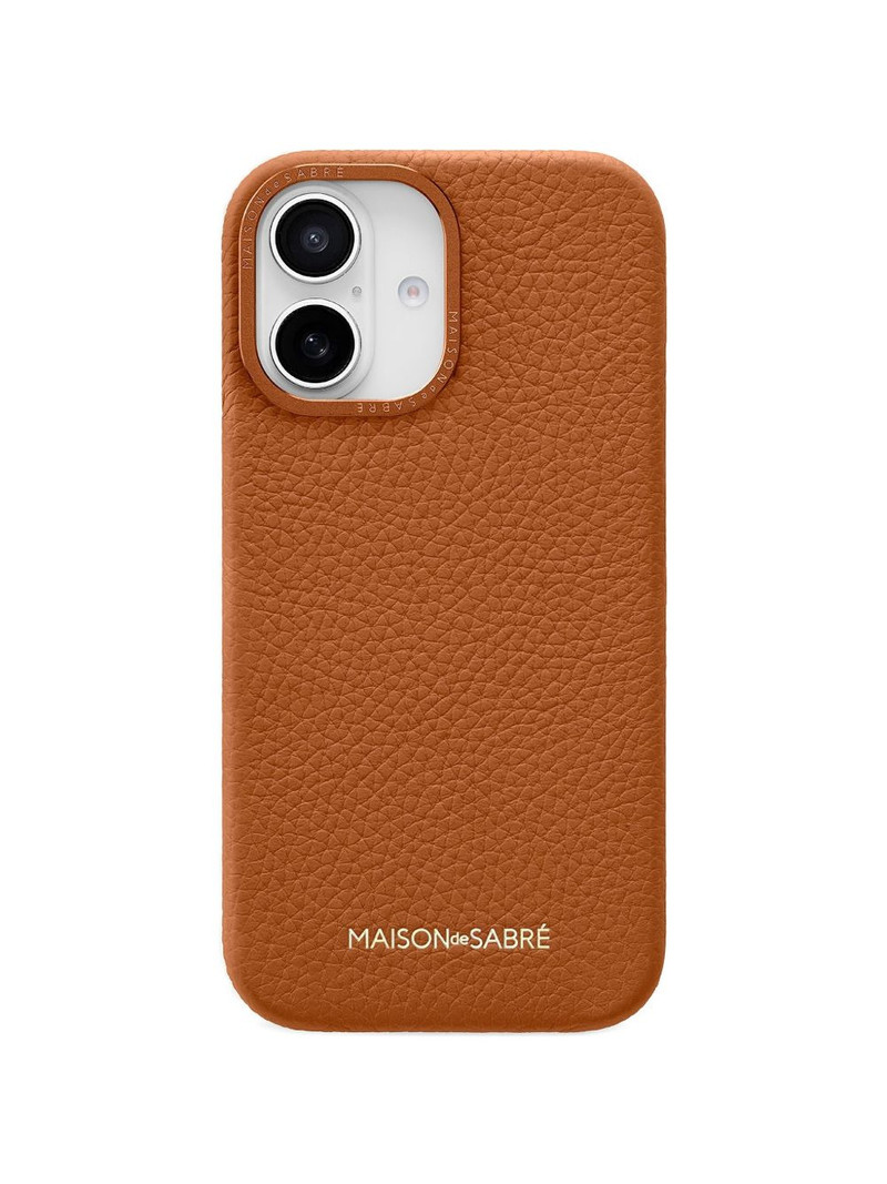 iPhone 16 leather phone case 1