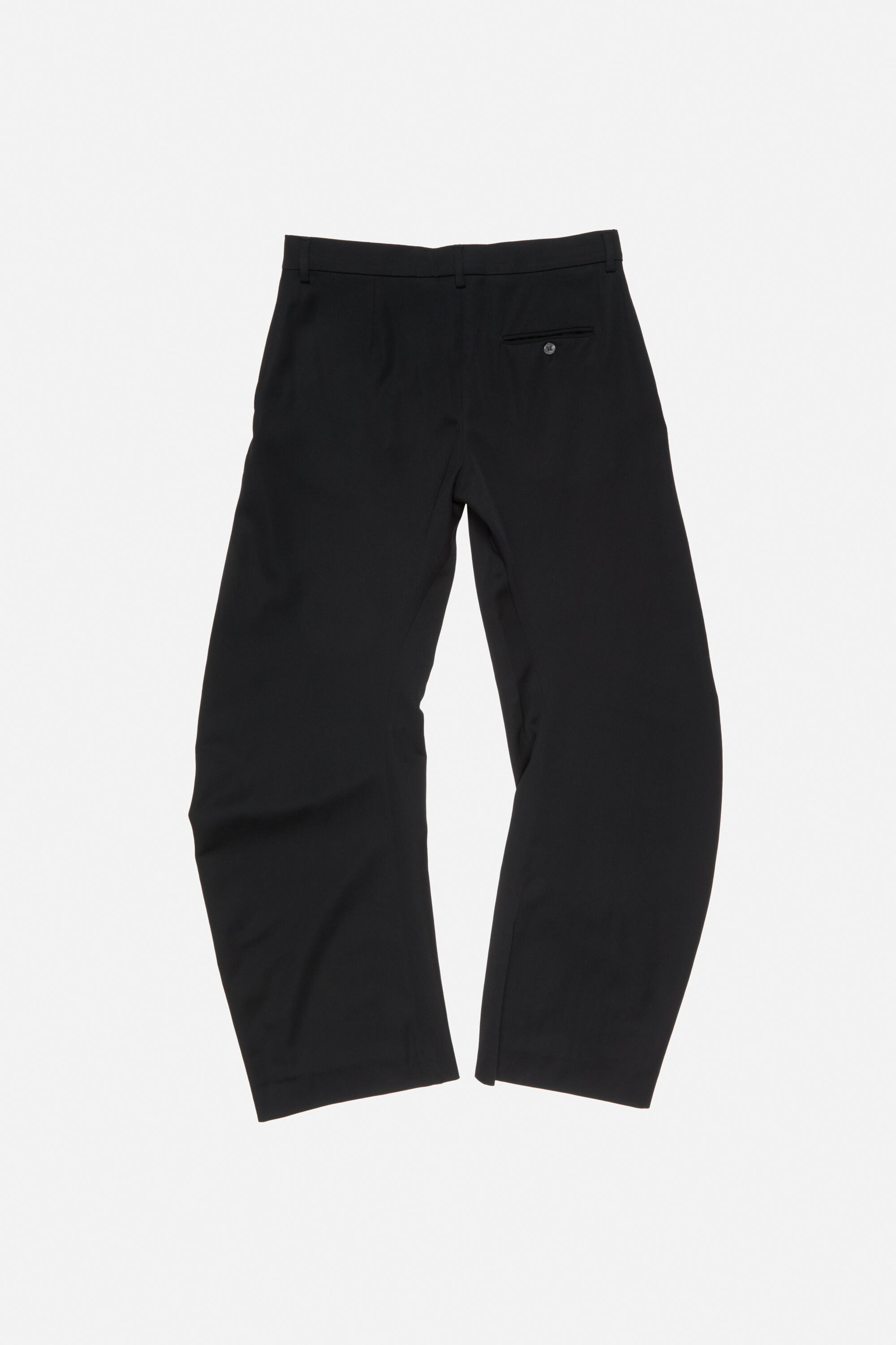 Tailored wool trousers - Black - 7
