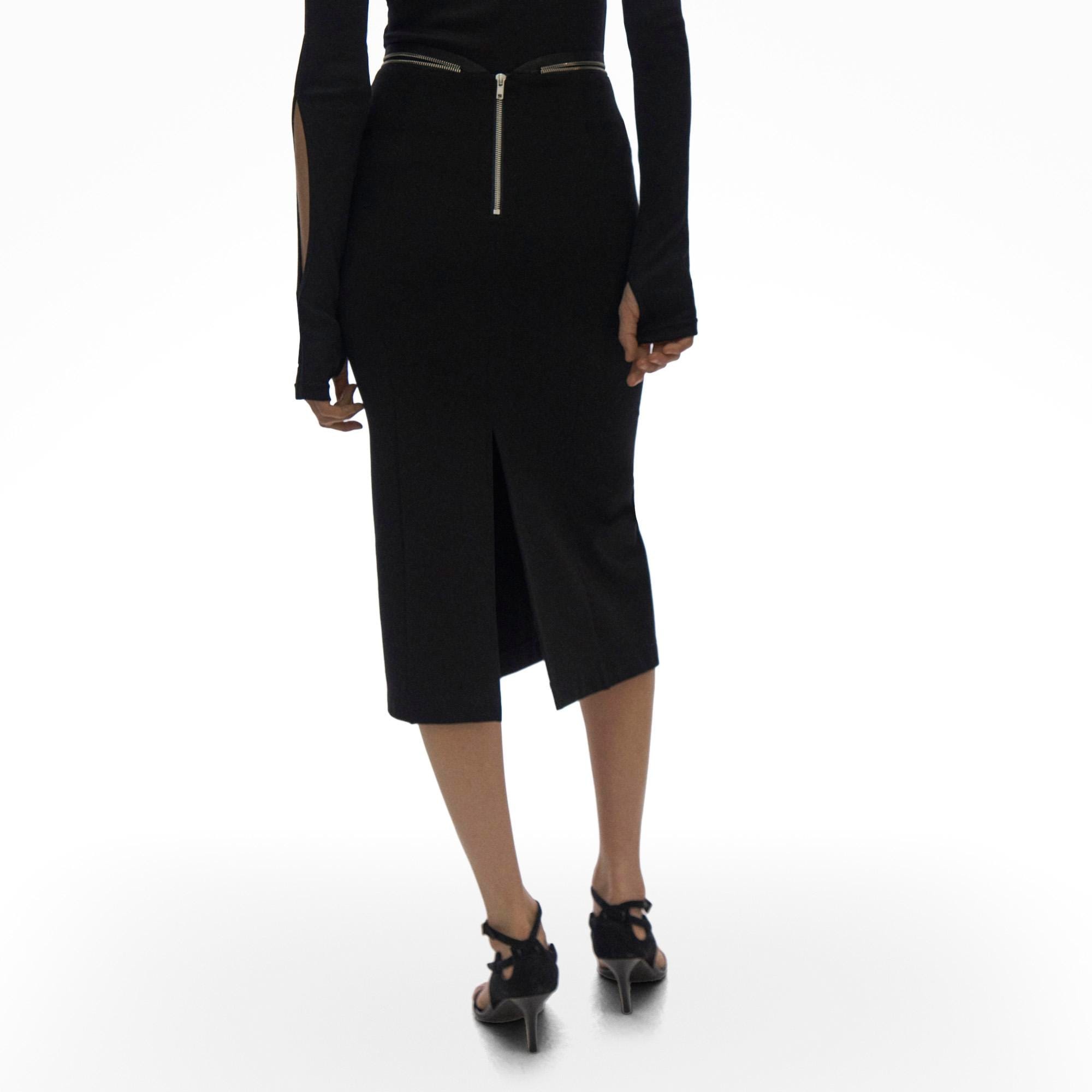 SLIP PENCIL SKIRT - 4