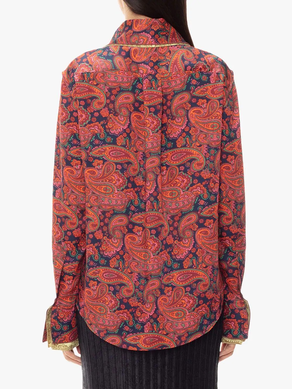 paisley-print blouse - 4