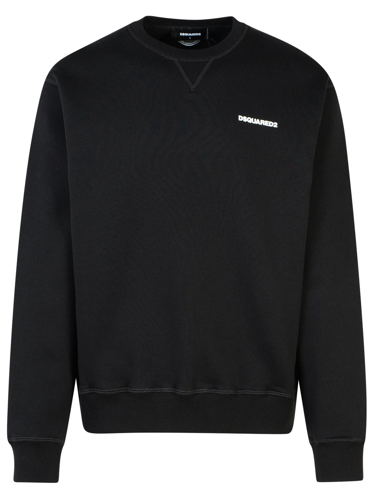 Dsquared2 Black Cotton Sweatshirt Man - 1