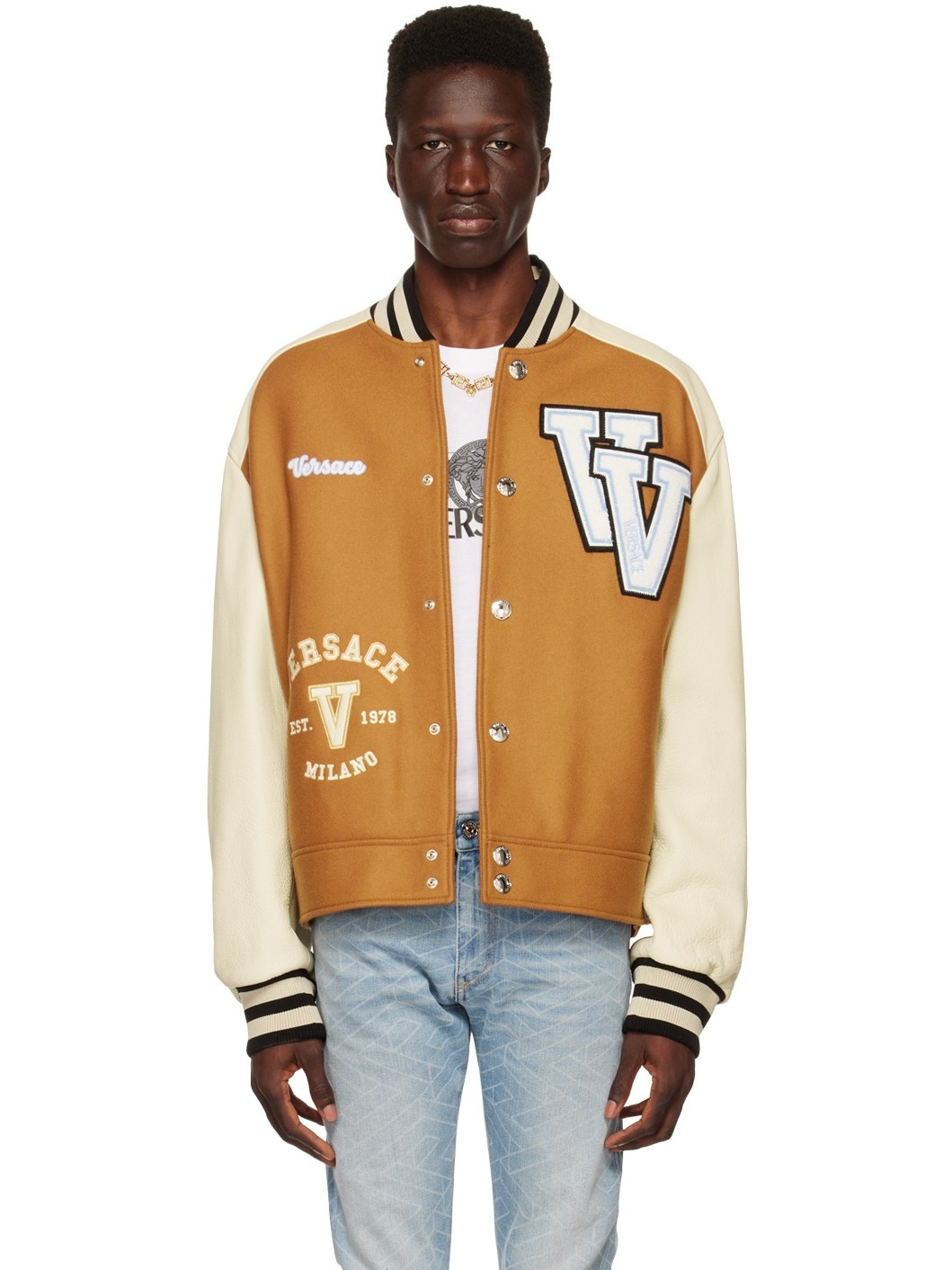 Ssense varsity jacket hotsell