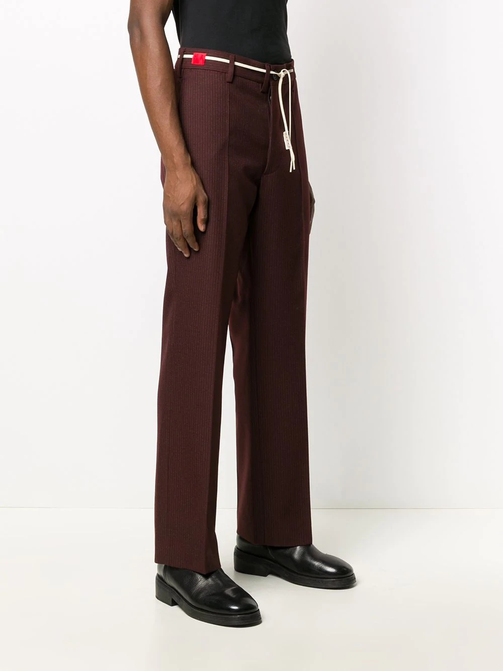 tailored straight-leg trousers - 3