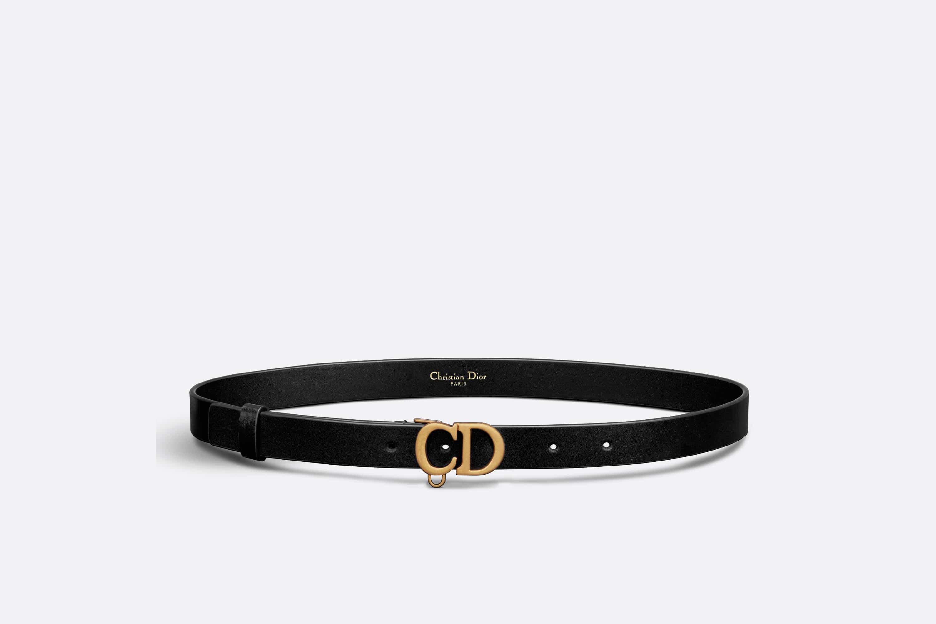 Dior Women's Ultrasoft Calfskin Saddle Belt