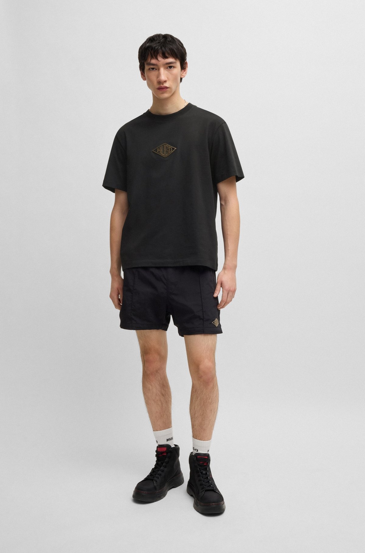 RELAXED-FIT T-SHIRT IN COTTON WITH EMBROIDERED LOGO - 4