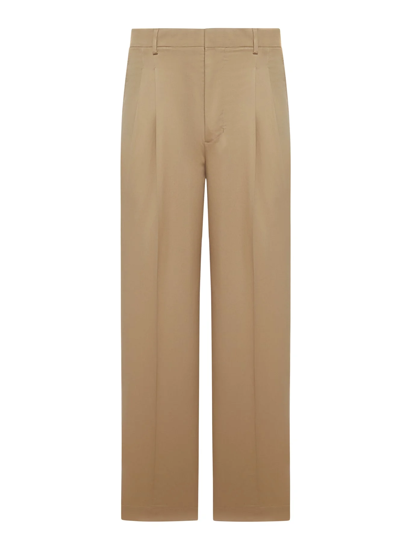 TAILORED COTTON TROUSERS WITH PENCES - 1