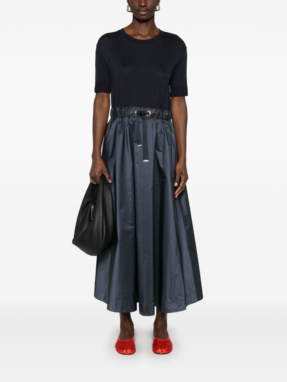 panelled midi dress - 2