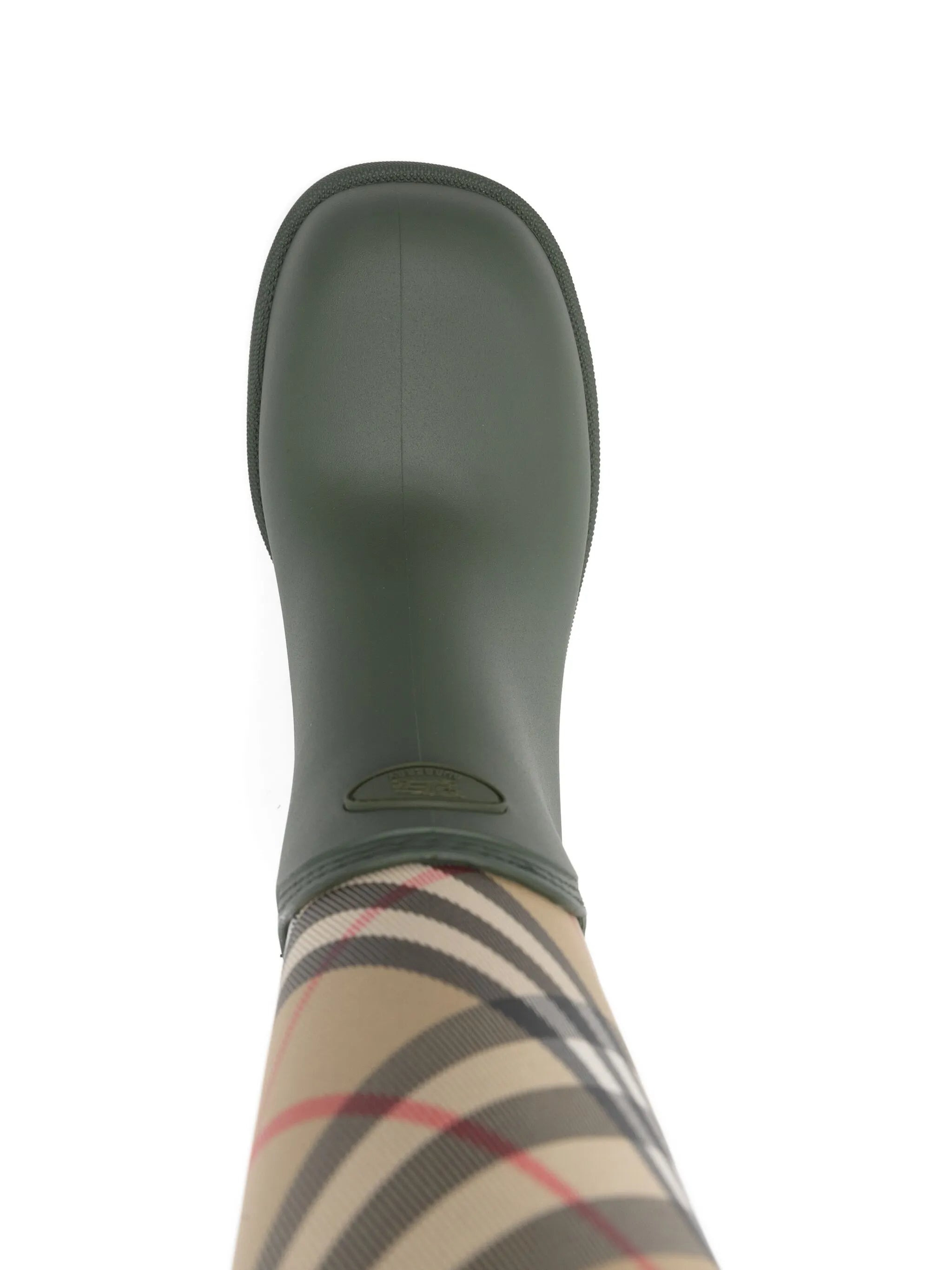 Marsh check-pattern block-heel boots - 4
