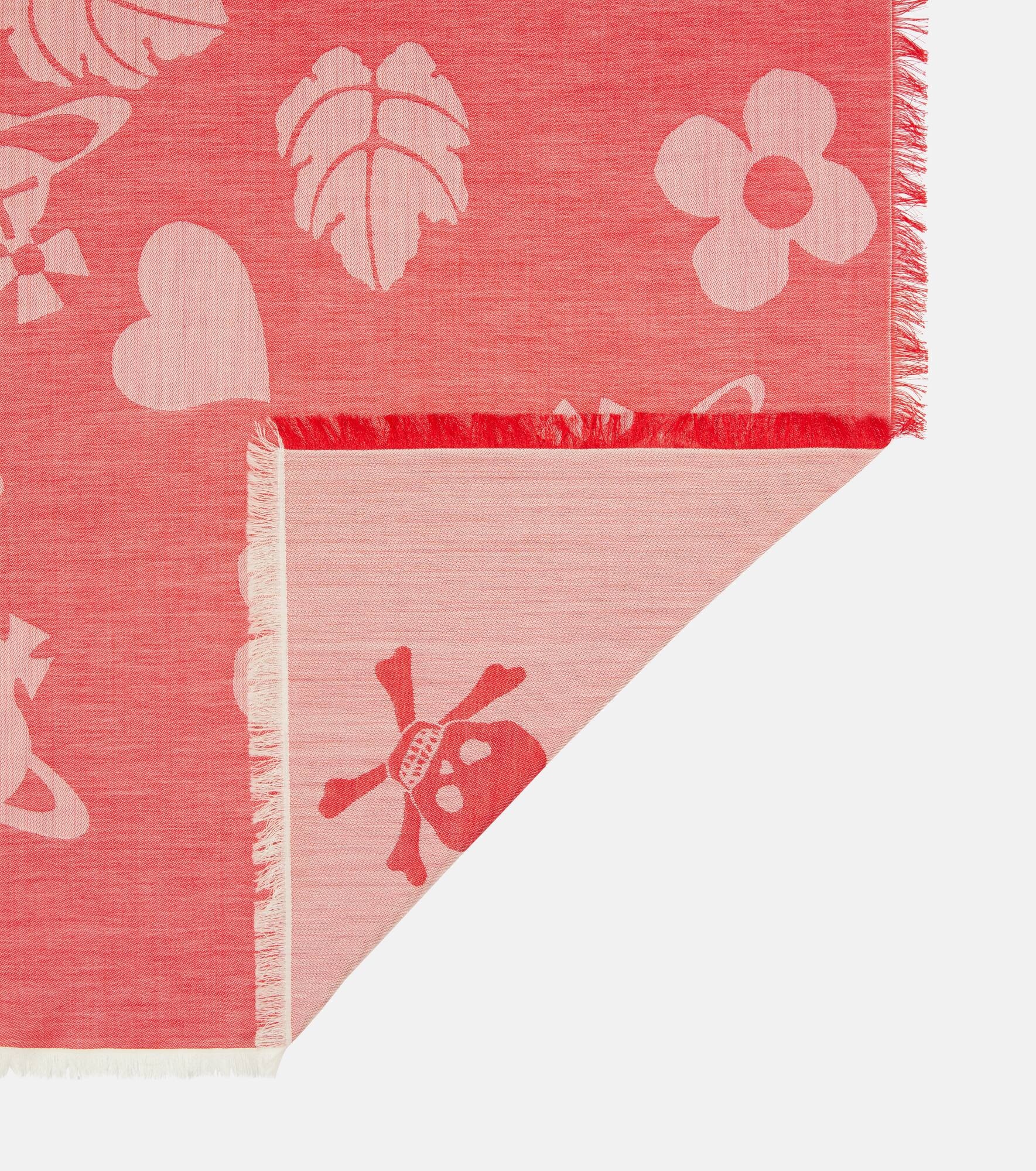 VW Icons cotton, wool, and silk scarf - 5