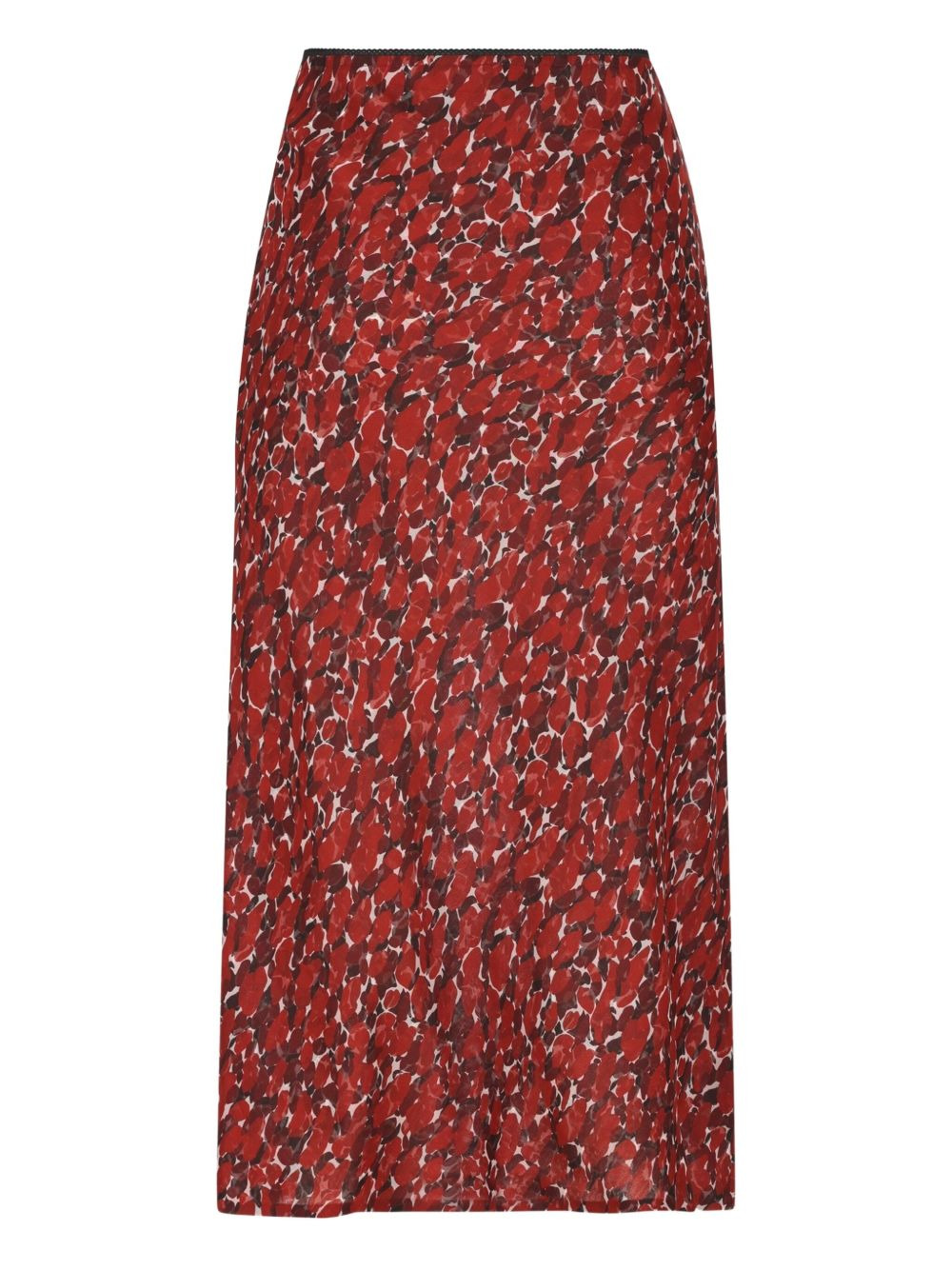 polka-dot silk skirt - 2