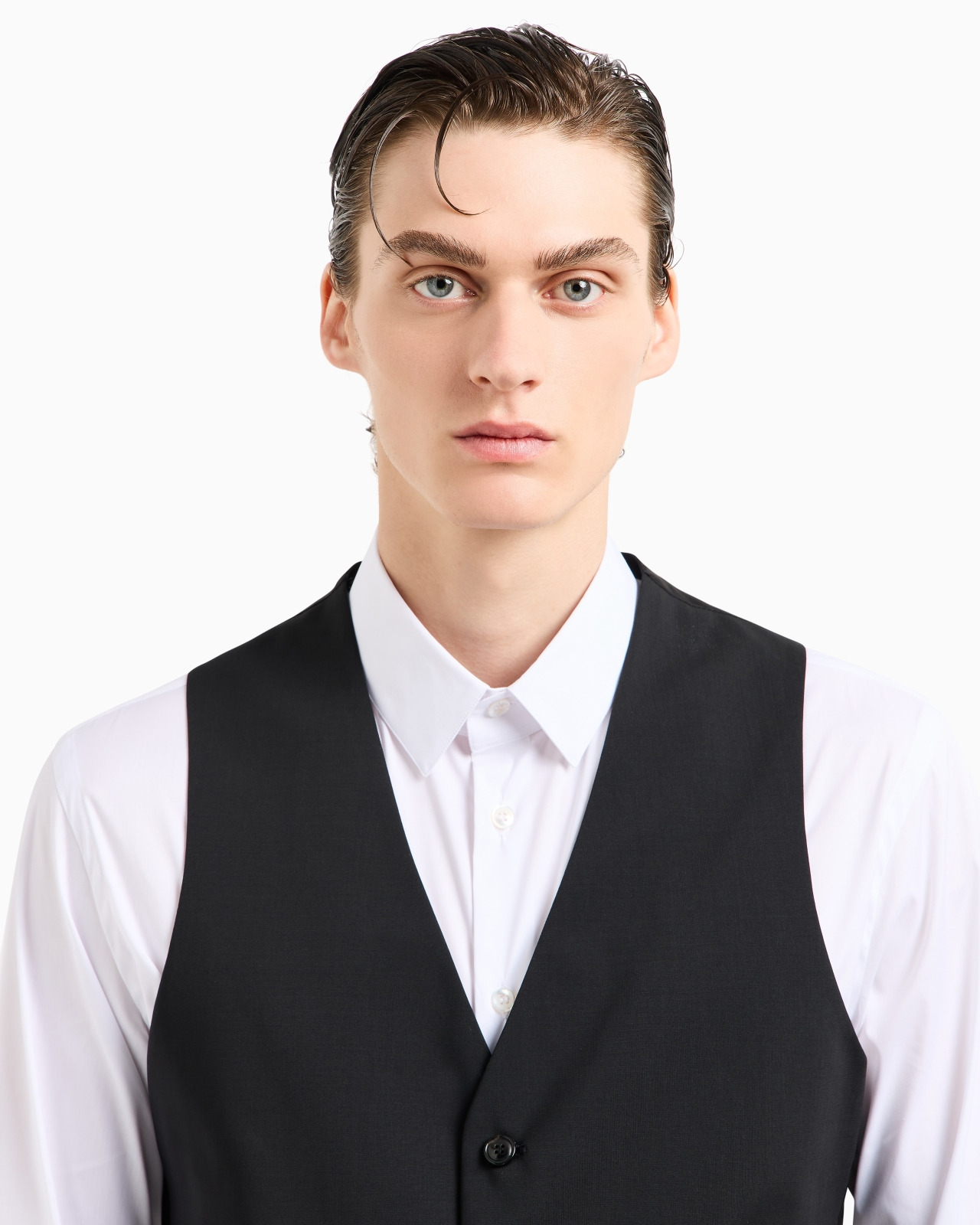 Single-breasted waistcoat in virgin wool - 5