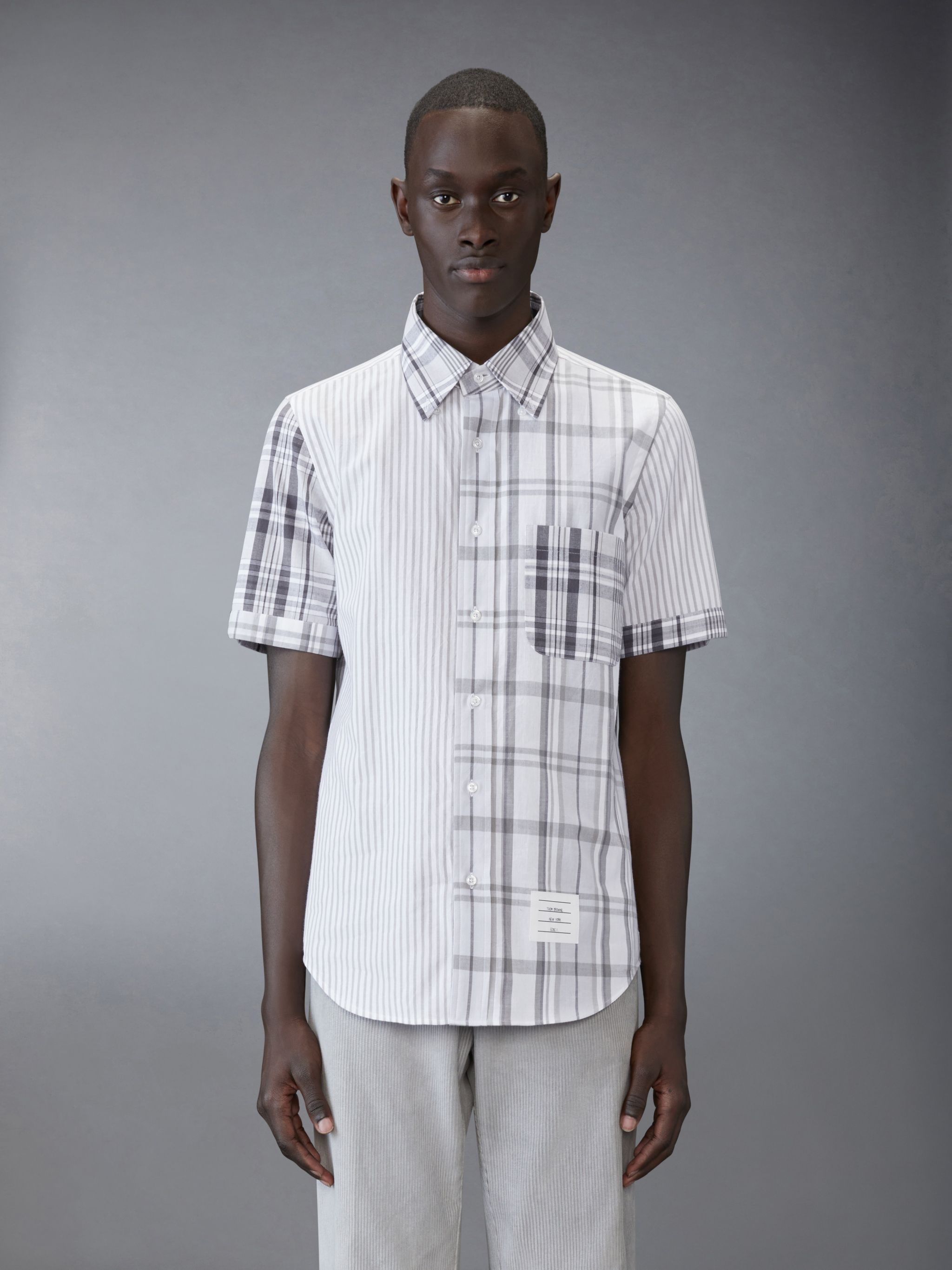 FUNMIX MADRAS COTTON SHORT SLEEVE SHIRT - 2