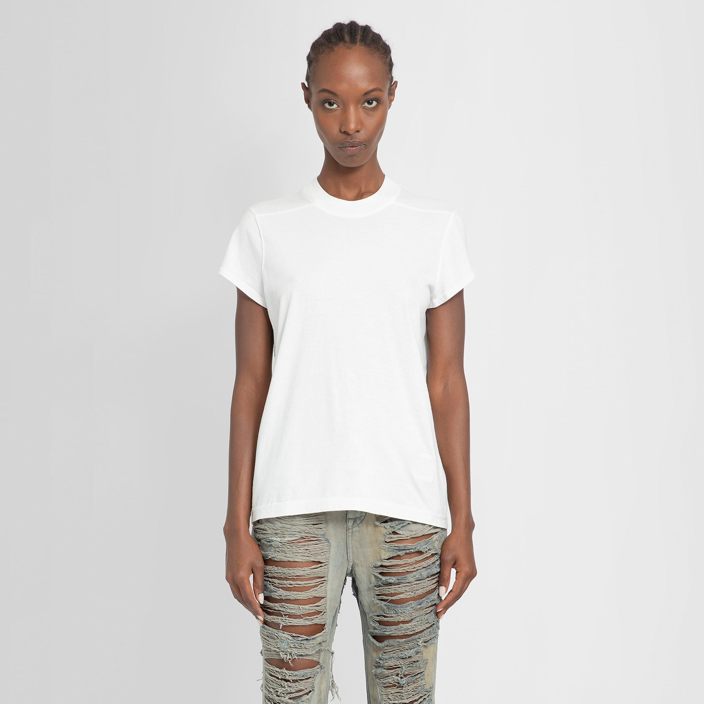 RICK OWENS WOMAN WHITE T-SHIRTS - 5