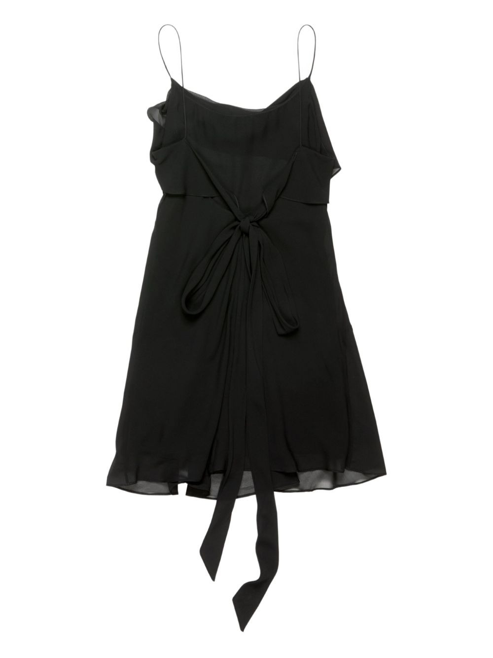 ruffled bow-tie dress - 3