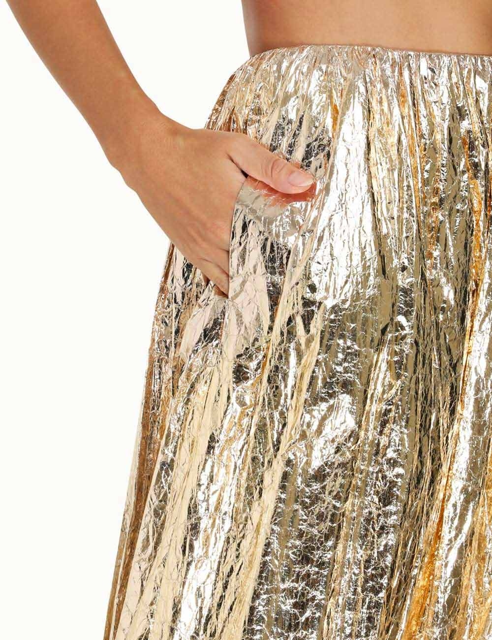 COASTER FOIL MAXI SKIRT - 14
