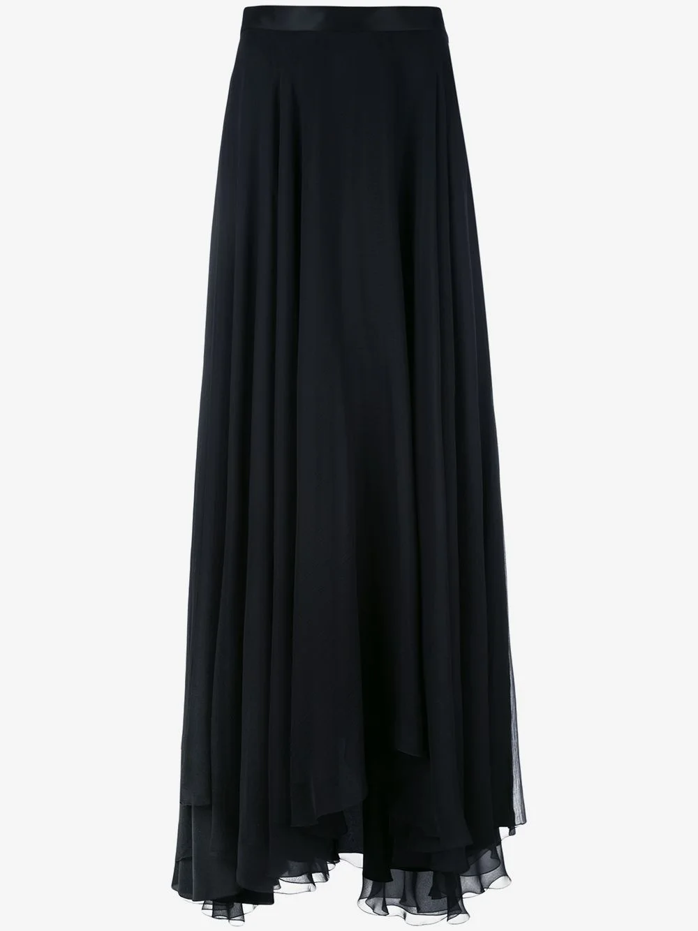 pleated draped skirt - 1