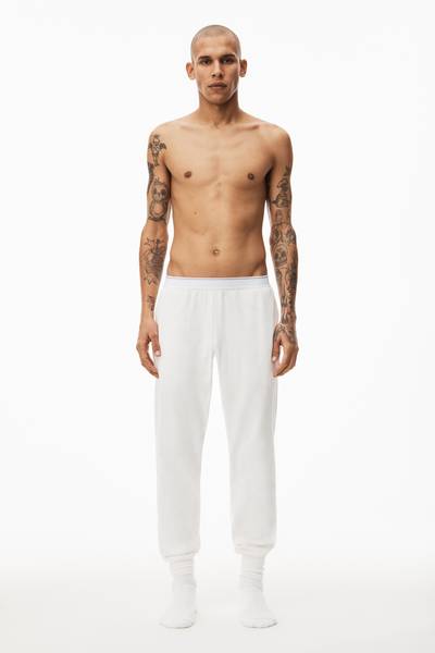 Alexander Wang UNISEX JOGGER IN COTTON WAFFLE THERMAL outlook