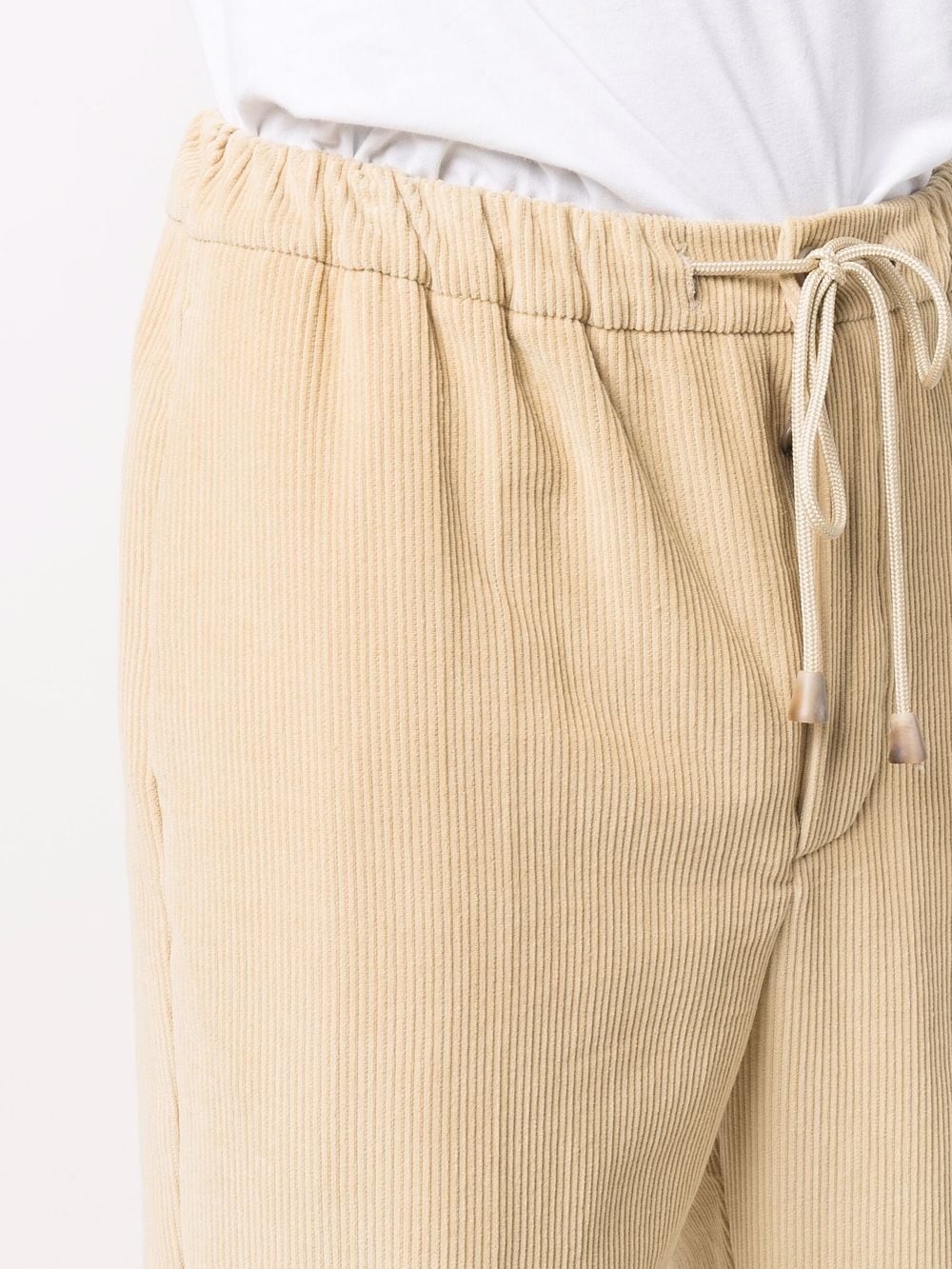 drawstring-waist trousers - 5