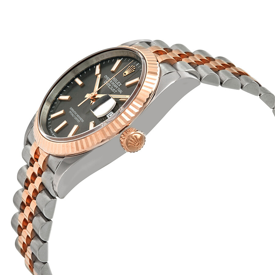 Rolex Datejust 36 Automatic Dark RhodiumDial Men's Steel and 18kt Everose Gold Jubilee Watch 126231D - 2