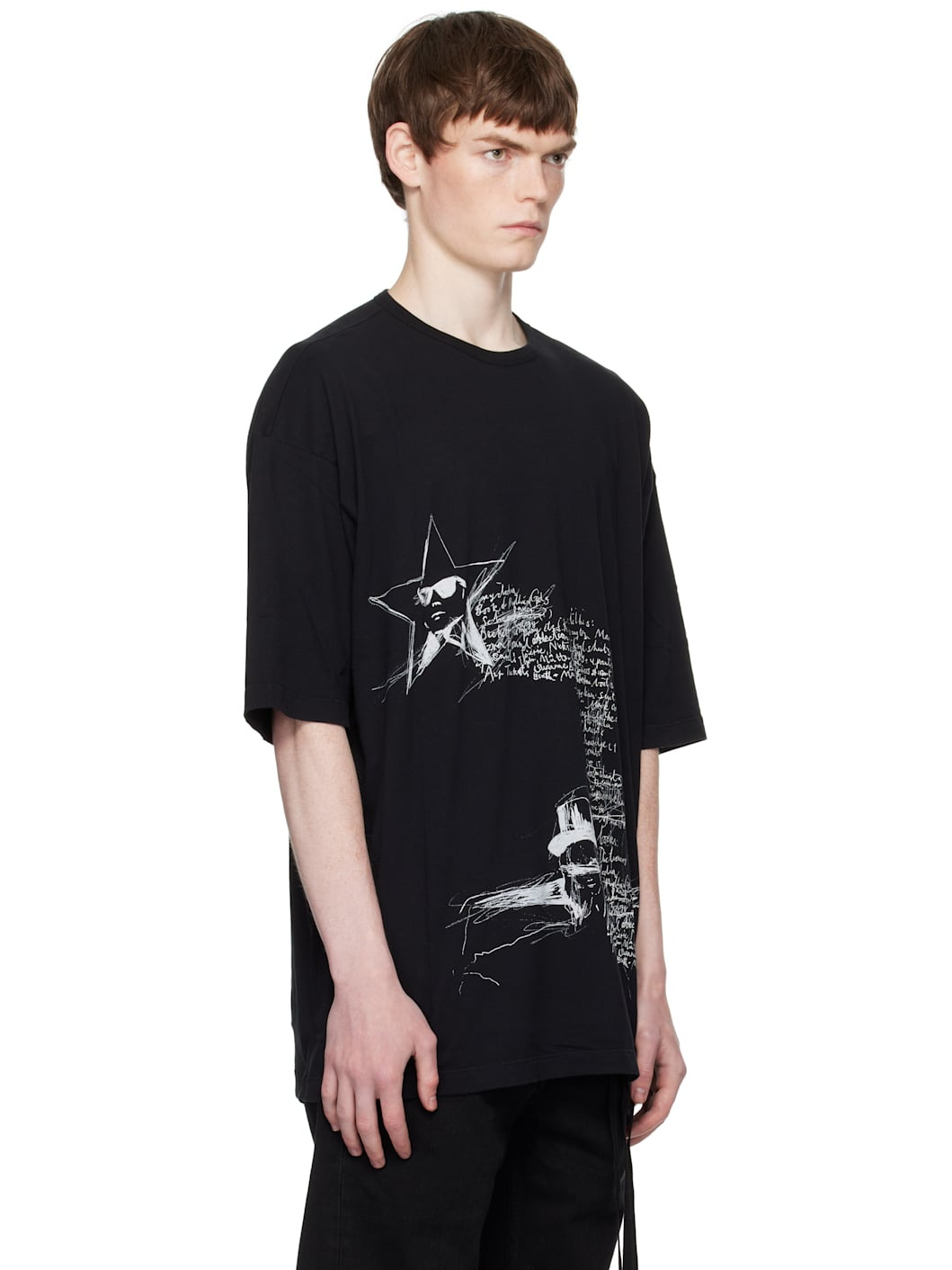 Black Dieter Sketchbook High Comfort T-Shirt - 2