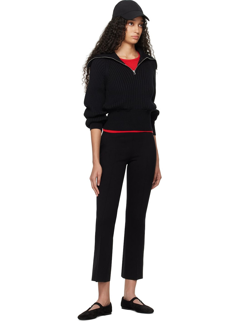 HIGH SPORT Black Chester Sweater outlook