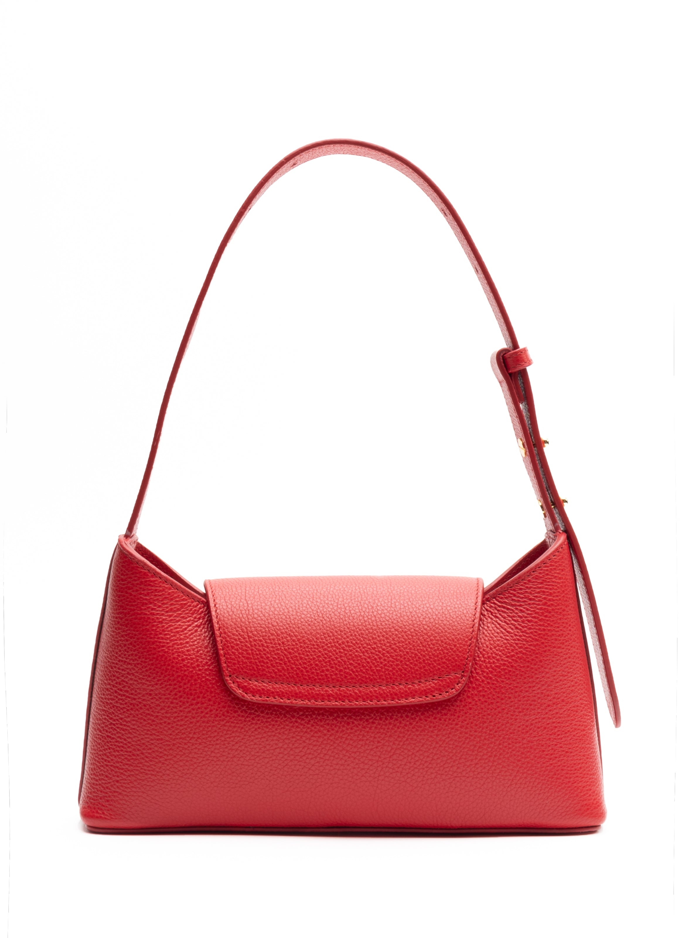 Envelope Pebbled Leather Red - 3