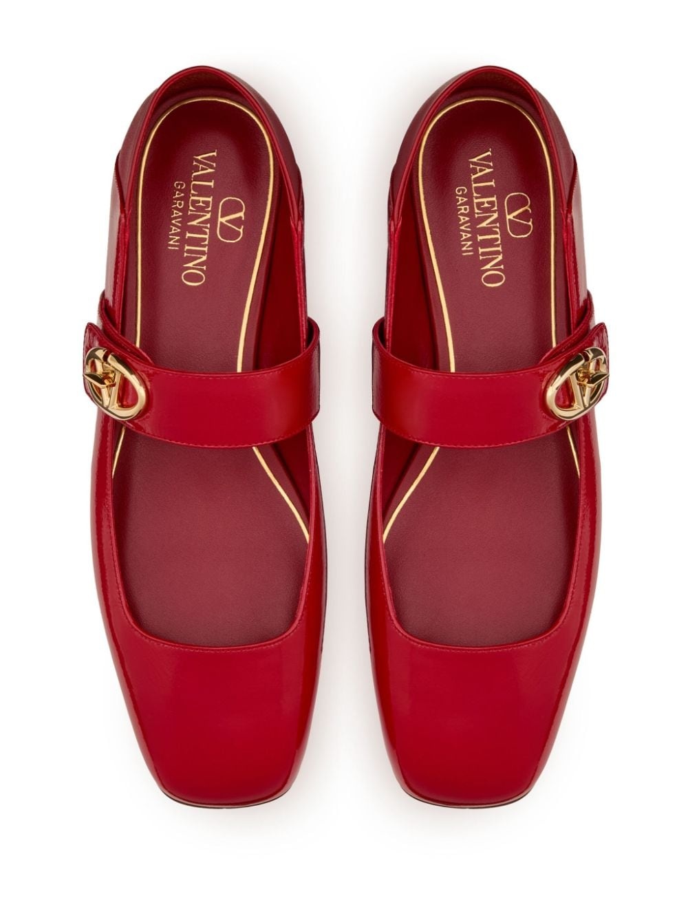 VLogo Locker Mary-Jane ballerina shoes - 4