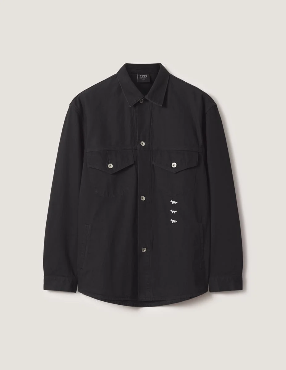 MAISON KITSUNE X KURO DENIM SHIRT - 1