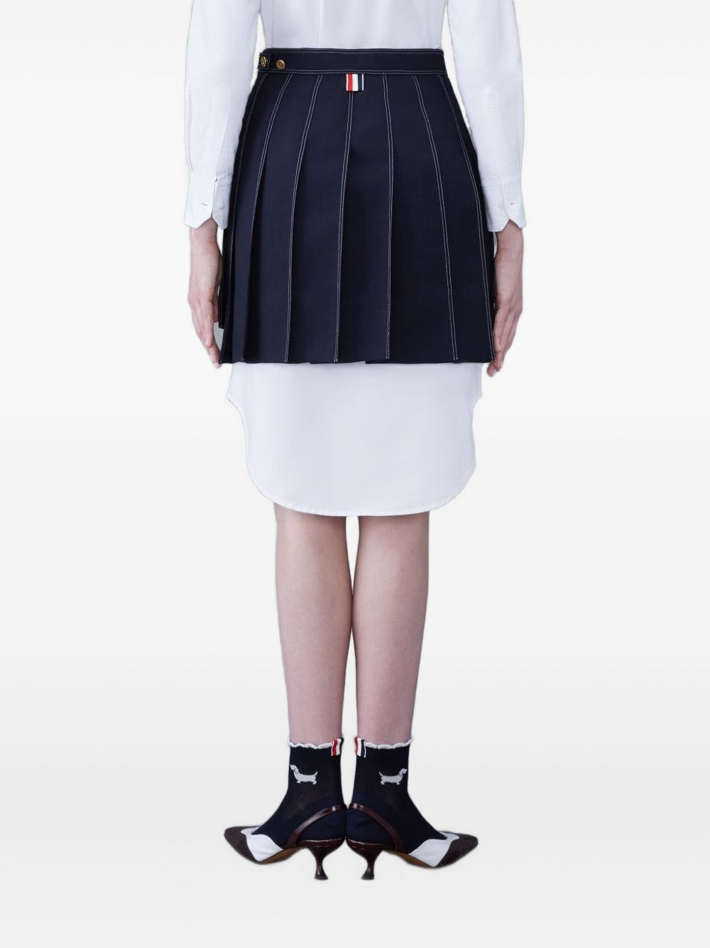 pleated mini skirt - 4