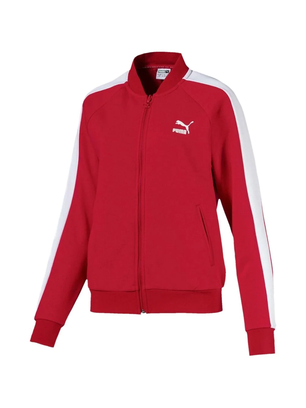 striped zip-up track jacket - 1